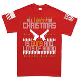 All I Want For Christmas Men's T-shirt Style001