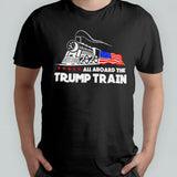 All aboard the Trump train 2020 shirt