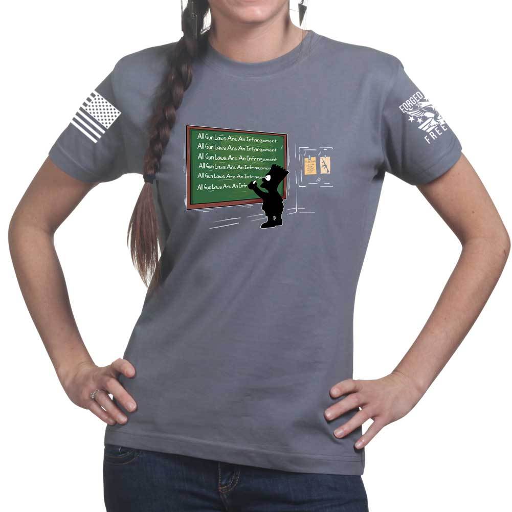 Ladies All Gun Laws Are An Infringement T-shirt