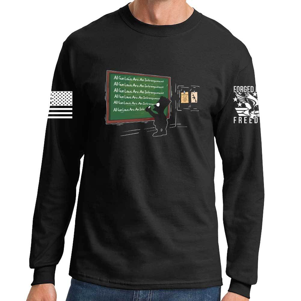 All Gun Laws Are An Infringement Long Sleeve T-shirt Style001