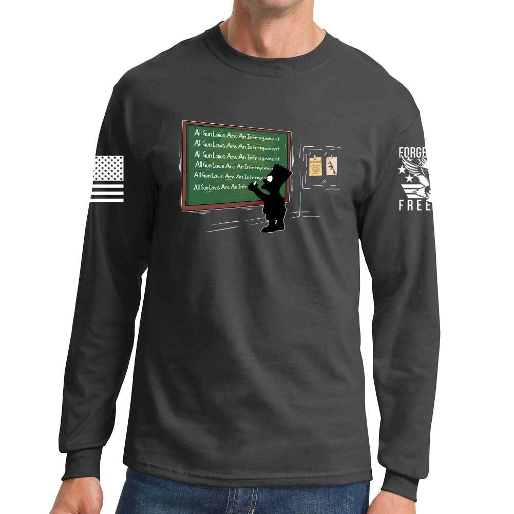 All Gun Laws Are An Infringement Long Sleeve T-shirt Style001