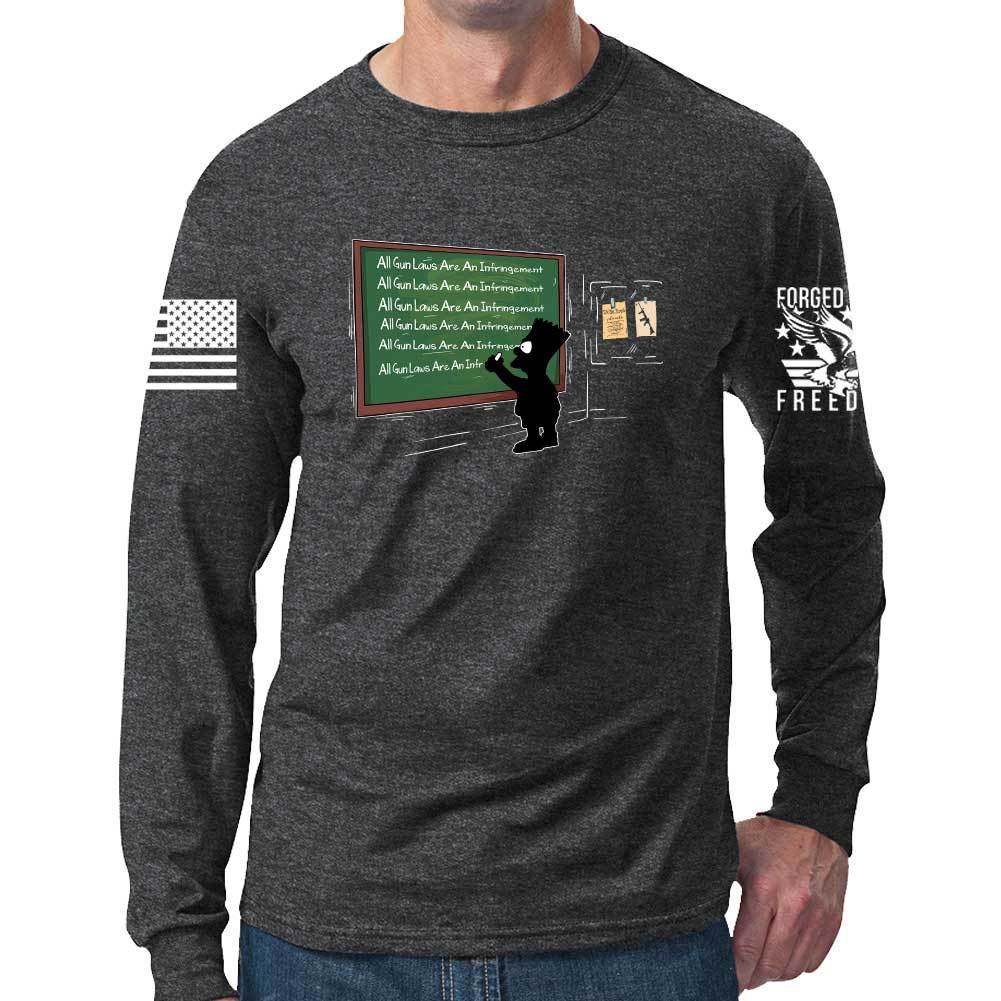 All Gun Laws Are An Infringement Long Sleeve T-shirt Style001