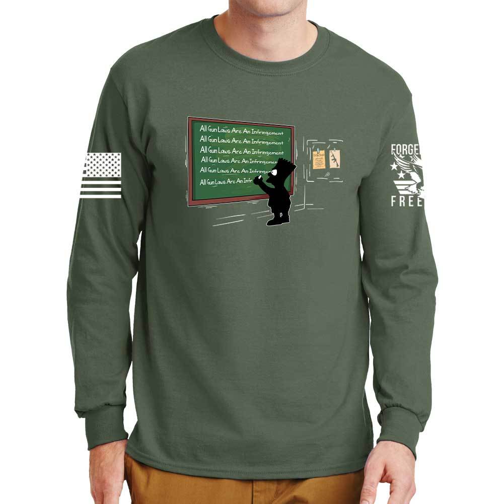 All Gun Laws Are An Infringement Long Sleeve T-shirt Style001