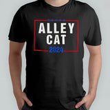 Alley Cat 2024 Biden vs Trump Presidential Debate T-shirt