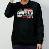 American Flag Convicted felon 24 T-Shirt