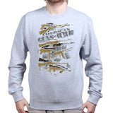 American Guns of WWII Sweatshirt Style001