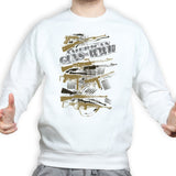 American Guns of WWII Sweatshirt Style001
