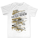 Men's American Guns of WWII T-shirt Style001