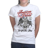 Ladies American Patriot T-shirt Style001