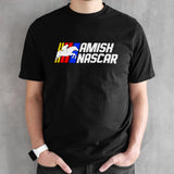 Amish Nascar logo shirt