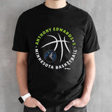 Anthony Edwards Minnesota Timberwolves Player Ball shirts