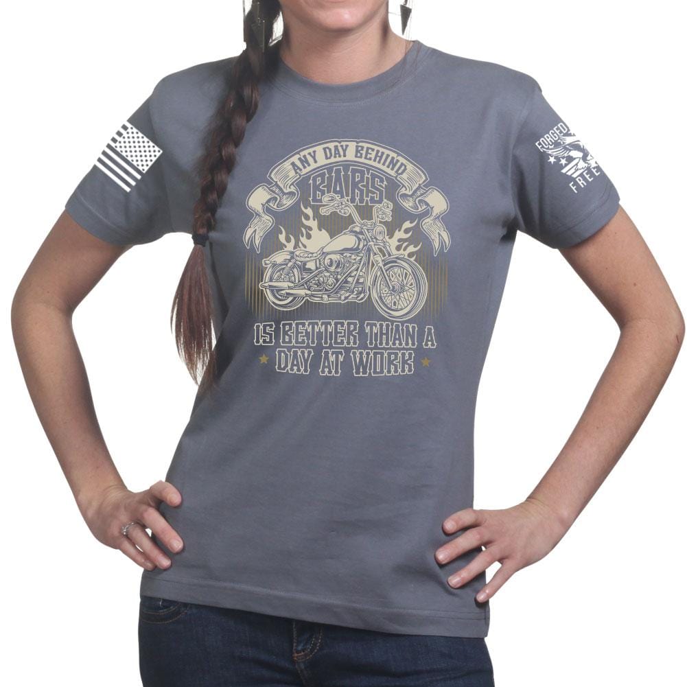 Ladies Any Day Behind Bars T-shirt Style001