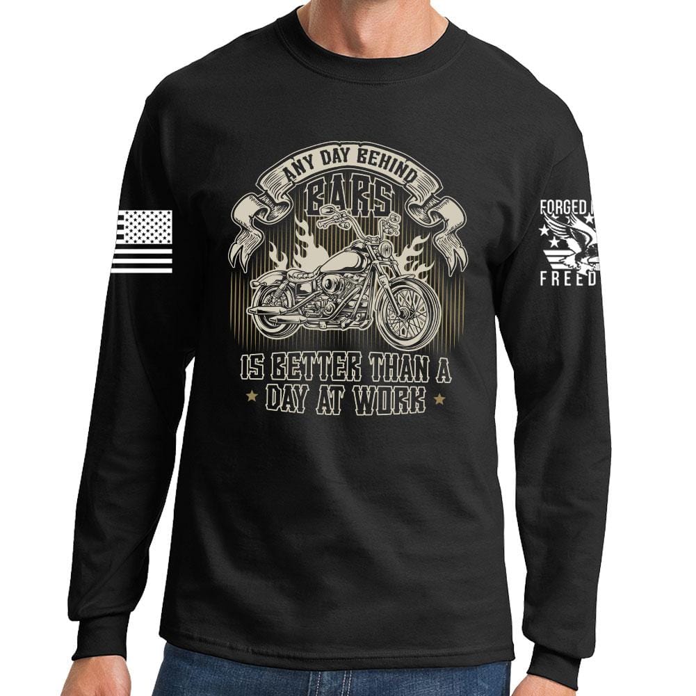 Any Day Behind Bars Long Sleeve T-shirt Style001