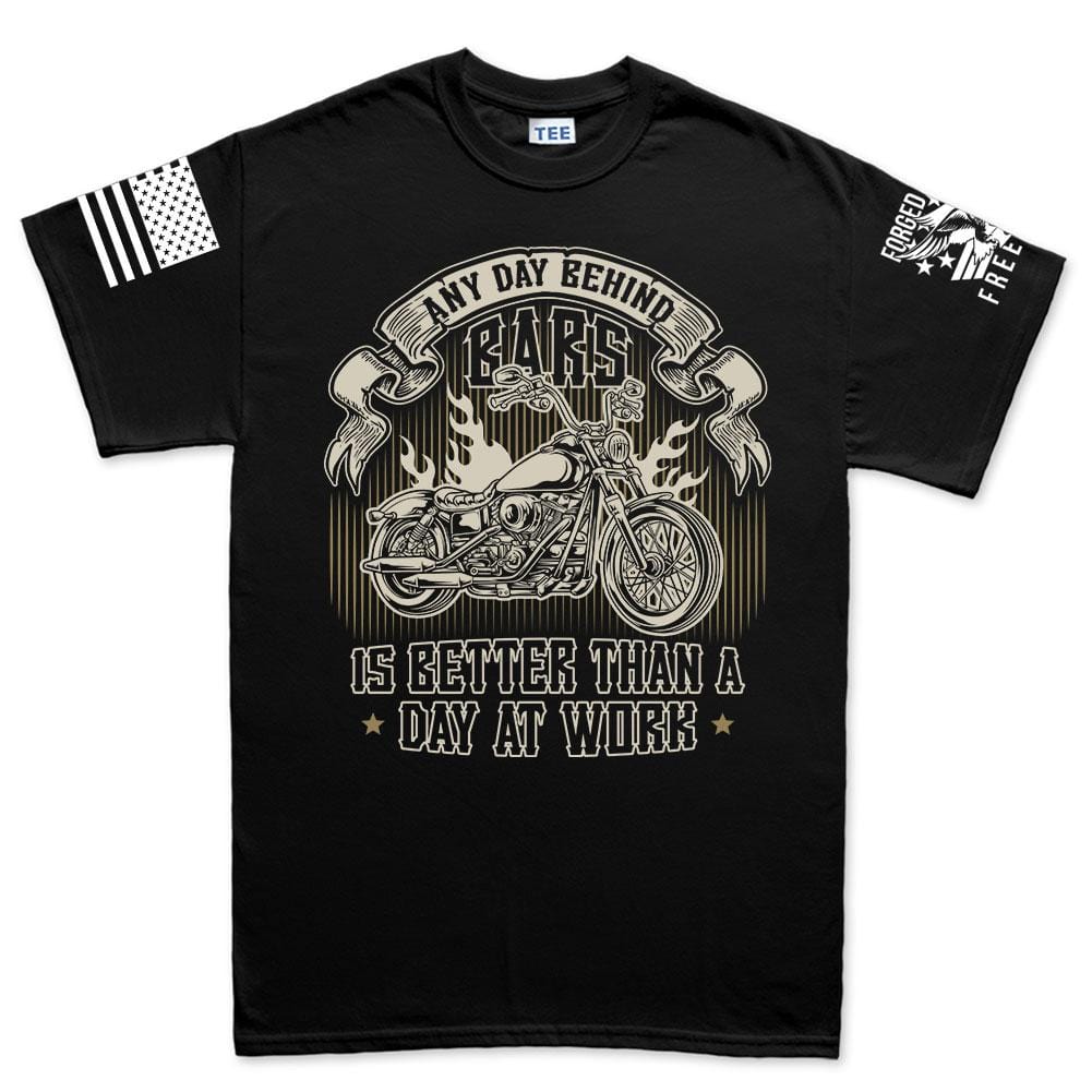 Men's Any Day Behind Bars T-shirt Style001