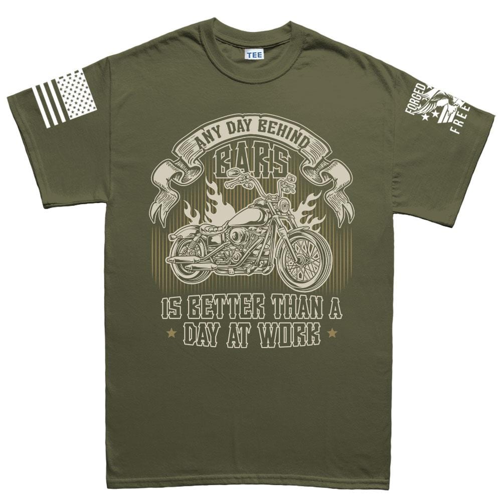 Men's Any Day Behind Bars T-shirt Style001