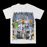 Argentina Soccer Graphic Tee Style001