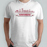 Arkansas Razorbacks Baseball Skyline Players Name Shirt