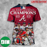 Atlanta Braves Are 2023 NL East Champions For The A 3D T-Shirts