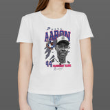 Atlanta Braves Hank Aaron Cooperstown Collection Player Local Shirt