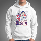 Atlanta Braves Matt Olson Caricature Baseball Shirt