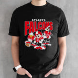 Atlanta Falcons Mickey Donald Duck And Goofy Football Team 2024 T-shirts