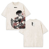 Attack on Titan Unisex Anime Inspired Vintage T-Shirt-[DS]