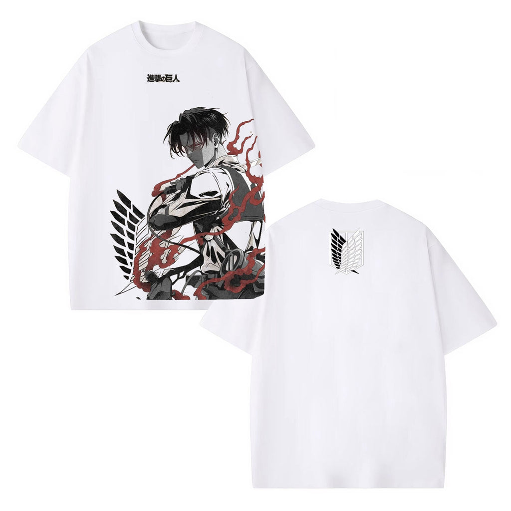 Attack on Titan Unisex Anime Inspired Vintage T-Shirt-[DS]