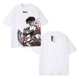 Attack on Titan Unisex Anime Inspired Vintage T-Shirt-[DS]
