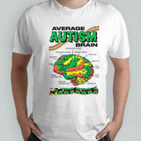Average autism brain shirt
