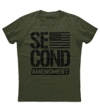 Second Amendment with US Flag Shirt (O)