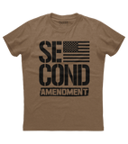 Second Amendment with US Flag Shirt (O)