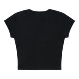 STREET FIGHTER WMNS DHALSIM FLAME BABY TEE (BLACK)