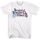 Bruce Brown Films - Patriotic 64 - American Classics - Solid White Adult Short Sleeve T-Shirt
