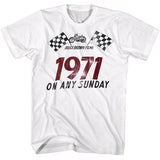 Bruce Brown Films - 1971 Any Sunday - American Classics - Solid White Adult Short Sleeve T-Shirt