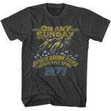 Bruce Brown Films - On Any Sunday 71 - American Classics - Solid Gray Adult Short Sleeve T-Shirt