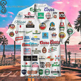 BEER Logo Date Night Hawaiian Shirt