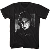 Bela Lugosi - Black & White Photo & Signature - Short Sleeve - Adult - T-Shirt
