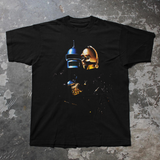 DAFT PUNK â€˜ROBOT ROCKâ€™ HEAVYWEIGHT BLACK T-SHIRT