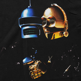 DAFT PUNK â€˜ROBOT ROCKâ€™ HEAVYWEIGHT BLACK T-SHIRT
