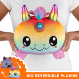 TeeTurtle Big Reversible Dragon & Dragoncorn Plushie