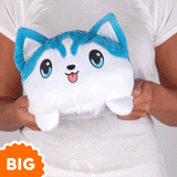 TeeTurtle Big Reversible Husky Plushie