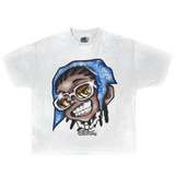 Aura Sleezy Boxy Shirt Streetwear Fashion Y2K