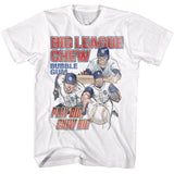 Big League Chew - Play Big - American Classics - Solid White Adult Short Sleeve T-Shirt