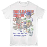 Big League Chew - Batter Catcher Pitcher - American Classics - White Solid Adult Short Sleeve T-Shirt