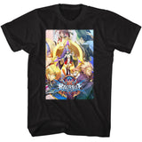 Blazblue - Central Fiction Right - Black Front Print Short Sleeve Adult T-Shirt