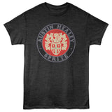 British Motor Heritage - Austin Haley Sprite Crest - American Classics - Black Heather Adult Short Sleeve T-Shirt