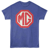 British Motor Heritage - Mg Crest Logo - American Classics - Royal Heather Adult Short Sleeve T-Shirt