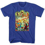 Bill And Ted - Stained Glass - Short Sleeve - Adult - T-Shirt