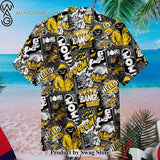 BOOM BANG ART Tropical Hawaiian Shirt
