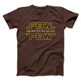 Pew Pew Funny Movie Men/Unisex T-Shirt